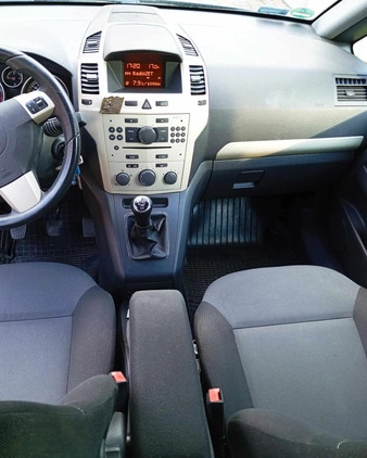 Opel Zafira cena 15200 przebieg: 229000, rok produkcji 2008 z Sławków małe 16